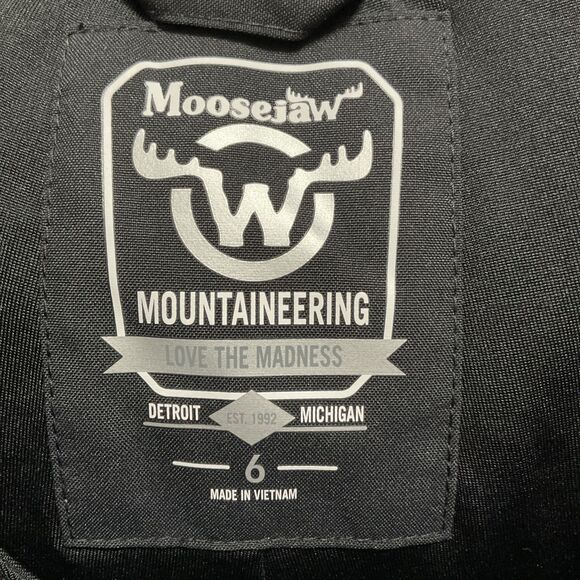 Moosejaw Womens 6 Pants Insulated Ski Snow Black Waterproof Outdoor Recycled NWT - Picture 3 of 12